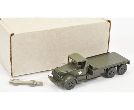 A Smith Automodels (ASAM Models) - 'Mack NR Transporter, U.S. Army', Boxed. Condition generally appears Near Mint overall, co