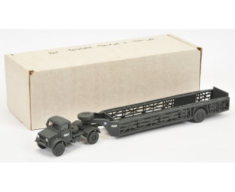 A Smith Automodels (ASAM Models) - 'RAF Bedford Tractor &amp; Trailer', Boxed. Condition generally appears Near Mint overall,