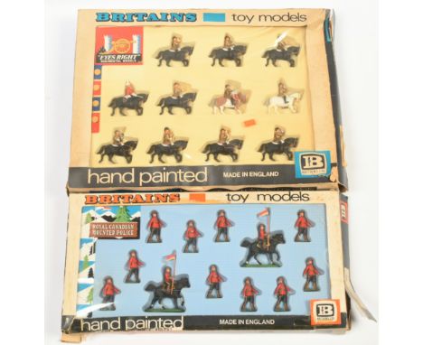 Britains - '"Eyes Right" Models' Range - A Pair of Boxed Sets. Comprising set nos: 7840 'The Mounted Band of Guards' &amp; 76