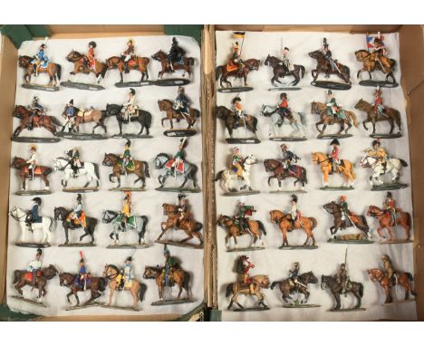 Del Prado - 'Cavalry of the Napoleonic Wars' &amp; Similar - A Group of Unboxed Models. 1:32 scale. Conditions generally appe