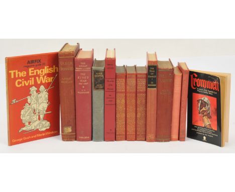 A Group of Antique & Vintage Historical Books & Novels. Topics relating to the English Civil War, Oliver Cromwell & others. I