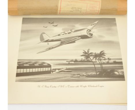 A Collection of Aircraft Sketch Artwork Supplied by Wright Aeronautical Corporation. Four pencil sketches with original posta