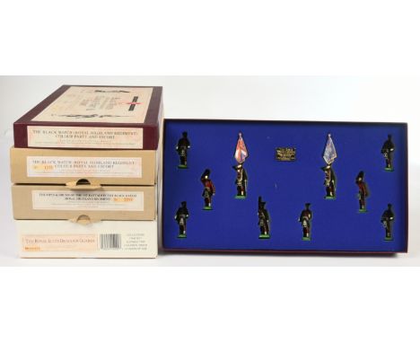 Britains Limited Edition - A Group of Boxed Sets. Comprising: 5196 'The Pipes &amp; Drums of the 1st Battalion The Black Watc