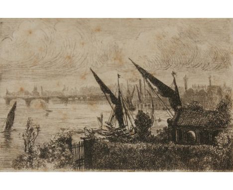 Miriam MacGregor (British, 20th Century) Three woodblocks, each signed and titled in pencil, together with an etching by John