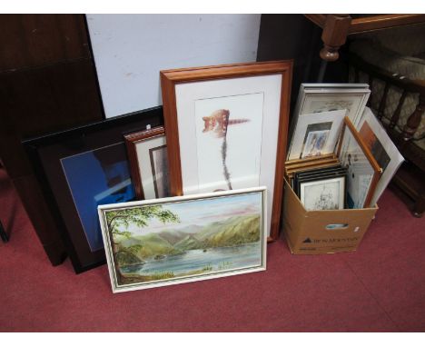 Phillip Martin and Parisian Prints, M. E. Rhodes Oil of Derwent Water, etc.