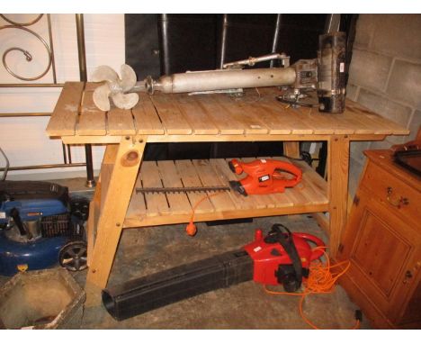 Pine Work Bench, 150x69cm, 90cm h