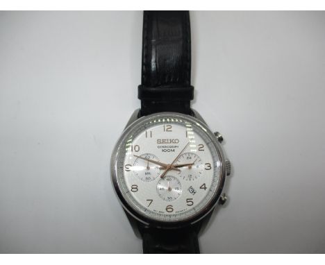 Gents Seiko Chronograph 100m Watch