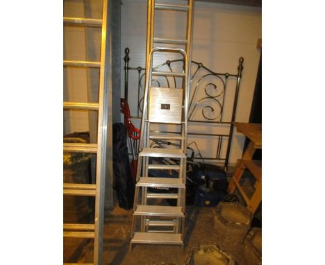 Aluminium Extending Ladder and a Step Ladder