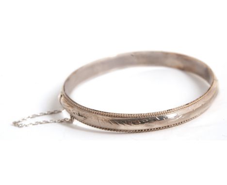 STERLING SILVER BANGLE 11g