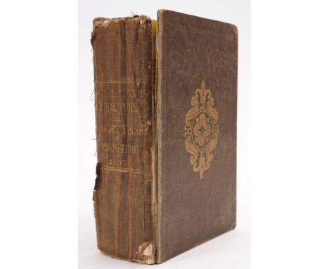 BILLING'S Directory and Gazetteer of the County of Devon : org. cloth covers loose, 8vo, M. Billing's, Birmingham, 1857.* num
