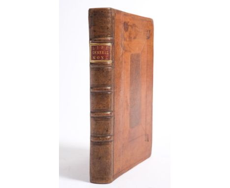 SKINNER, Thomas & WEBSTER, William. The Life of General Monk : Duke of Albemarle ... London : Printed for J. Graves. 1724. 8v