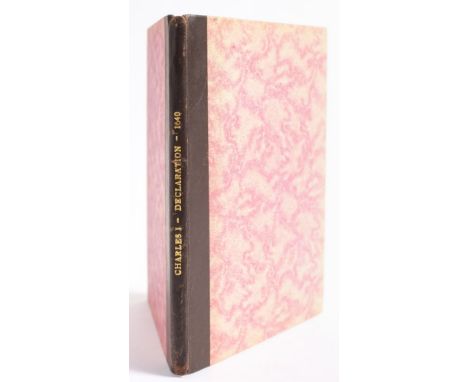 ( WINDEBANK, Sir F ). His Majesties Declaration, Concerning His Proceedings with His Subjects of Scotland, Since the Pacifica