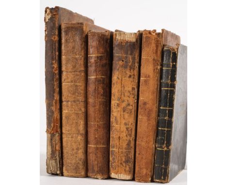 HUTTON, Charles - The Compendious Measurer : cont. sheep, 8vo, 1790. With 5 others.(6)