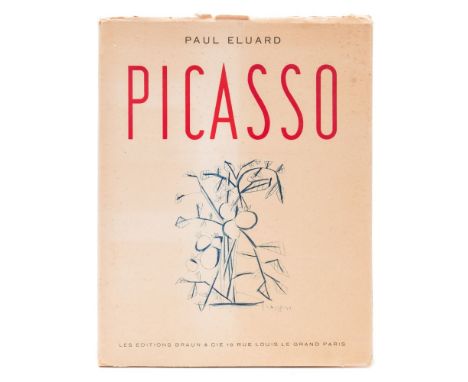 ELUARD, Paul - Picasso Dessins : 16 plates on watermarked paper, org. card covers, 4to, light foxing, Les Editions Braun & Ci