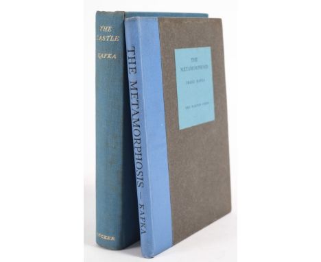 KAFKA, Franz - The Metamorphosis : translated by A.L. Lloyd, org. blue cloth backed grey boards with printed paper title labe