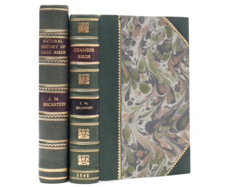 BECHSTEIN, J. M - The Natural History of Cage Birds : col. frontis. recent half calf, 8vo, Groombridge, 1888. With another.(2