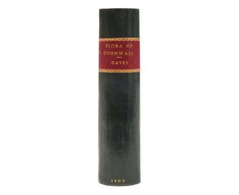 DAVEY, F. Hamilton - Flora of Cornwall being an account of the flowering plants and ferns found in the county of Cornwall : f