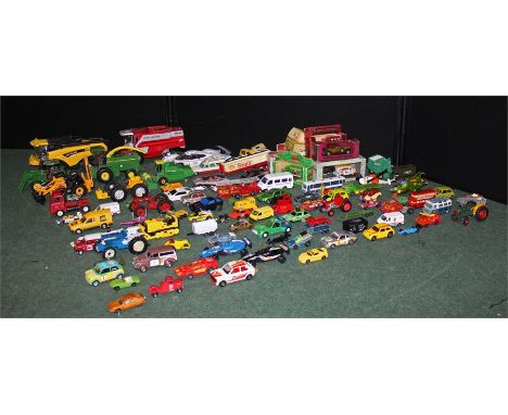 Large collection of toy cars,Corgi, Matchbox, etc, (Qty)