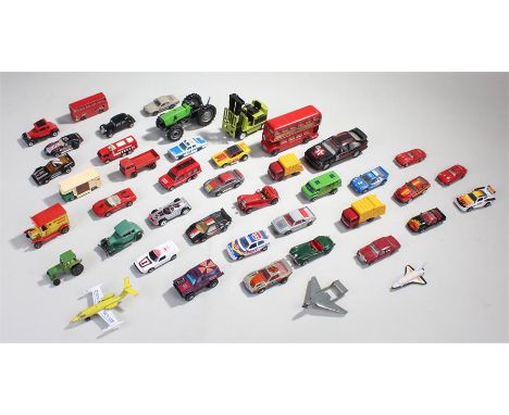 Quantity of toy cars, including Matchbox and Corgi examples (qty) 