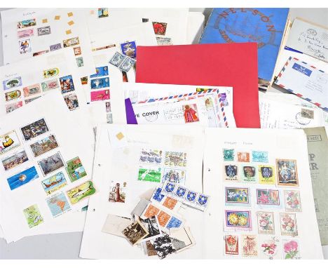 Vintage Stamp Collection, including a quantity of Victorian penny reds and 1920s- 30s stamps from Britain, Germany, Holland, 