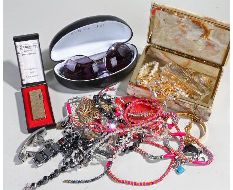 Collection of costume jewellery, necklaces, watch , bangle ,etc (Qty)