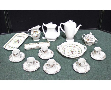 Royal Doulton part service together with Spode Tea and Coffee pots, (Qty)