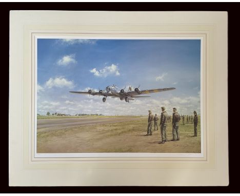 WW2 Colour Print Titled Circuits and Bumps by John Young. Limited 295 of 600 Chelsea Green Editions. Comes in Cardboard Frame