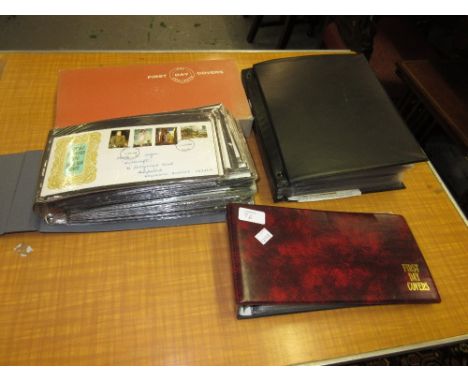 Four albums containing a collection of First Day covers