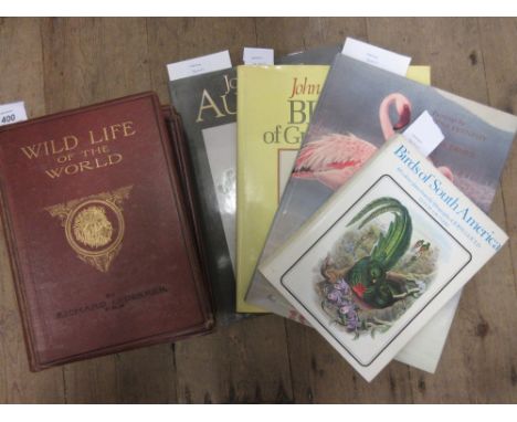 Three volumes ' Wildlife of the World ' by R. Ladekker, published by Frederick Warne and Co, London, ex library with decorati