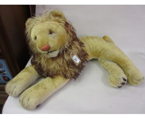 Steiff style soft toy lion 
