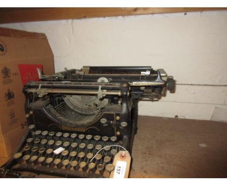Underwood No. 5 standard typewriter