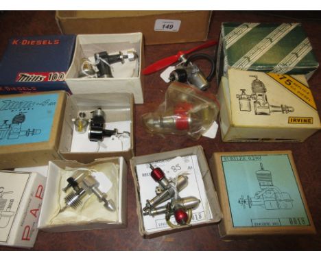 Group of six various boxed model aircraft engines