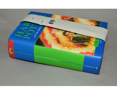 BOWLING J K, 'HARRY POTTER AND THE HALF BLOOD PRINCE', 1st edition, Bloosbury 2005, rare misprint issue which states (on p99)