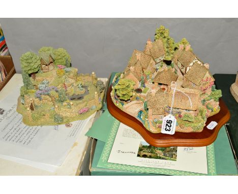 TWO BOXED LILLIPUT LANE LIMITED EDITION SCULPUTRES, 'Chipping Coombe' No779, No2055/3000, with certificate, leaflet and plint