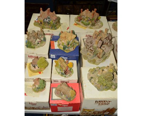 TEN BOXED LILLIPUT LANE SCULPTURES FROM THE SOUTH EAST AND SOUTH WEST COLLECTIONS, to include 'Anne of Cleves', 'Oakwood Smit