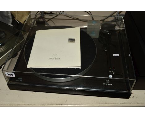 A LINN BASIK TURNTABLE, fitted with a Linn K9 cartridge with original box and manual (PAT pass and working)