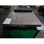 Rock of Ages 18" x 24" x 4" Thick Gray Granite Surface Plate with (4) 2" Ledges