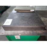 Mitutoyo 18" x 24" x 4" Thick Black Granite Surface Plate