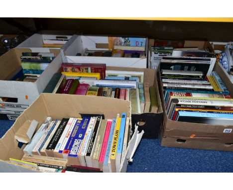 BOOKS &amp; EPHEMERA, seven boxes containing approximately 180-190 titles in hardback and paperback formats, subject matter i