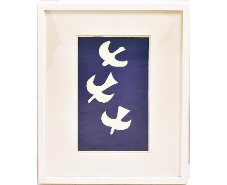 Georges Braque "Birds" lithograph 1955, printed by Mourlot H: 53cm W: 43cm