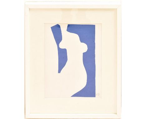 Henri Matisse "Venus Blue Nude" original lithograph after Matisse's cut outs 1954 printed by Mourlot H: 53cm W:43cm