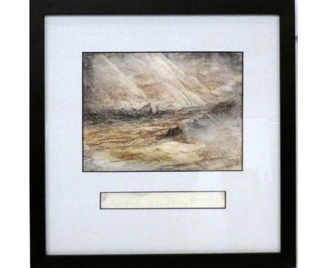 Paul RITCHIE (British b. 1948), Rocks,  Etching in colours,  Marked as from the studio of Paul Ritchie,  Framed and glazed, P