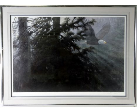 John SEEREY-LESTER (American b. 1945) Morning Glory Lithograph Signed and numbered limited edition 1,120/1,250 Framed and gla