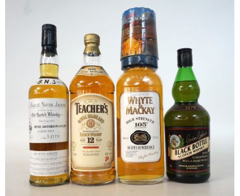 A SELECTION OF BLENDED SCOTCH
A collection of blended scotch whiskies including:  TEACHERS ROYAL HIGHLAND 12 YEAR OLD.  1 Lit