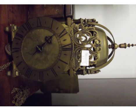 Brass lantern clock