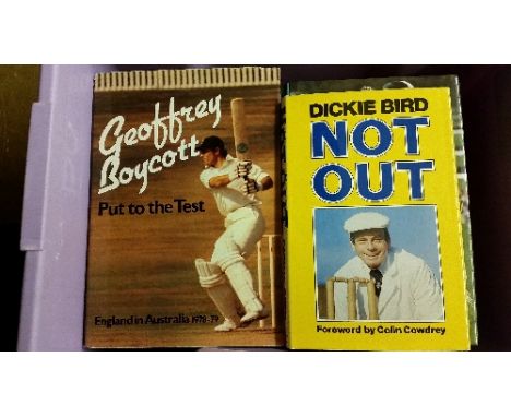 SPORT, signed books, inc. cricket (9), Botham, Atherton, Hutton, Woolmer, Randall (3), Bird; horse racing (3), McCoy, Pitman 