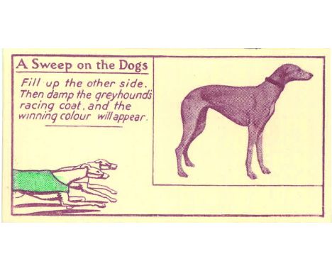 GREYHOUND RACING, A Sweep on the Dogs, used, VG