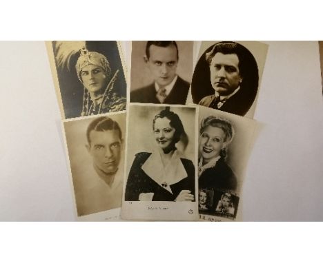 CINEMA, postcards, actors and actresses, inc. Ludwig Trautmann, Livio Pavanelli, Ivan Petrovich, Delores Costello, Bebe Danie