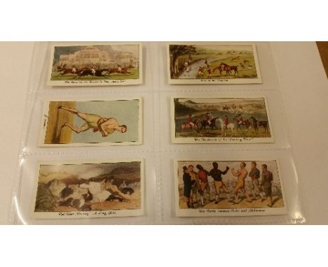 SPORT, complete (4), Mitchell Old Sporting Prints, Franklyn Davey Hunting, Players Old Hunting Prints (large), Thomson Top Te