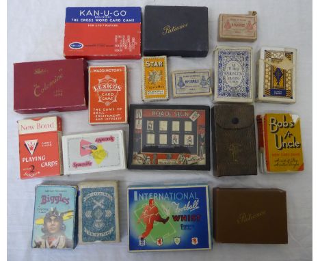 A number of vintage Card Games etc. 